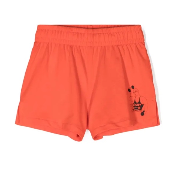 NWT Mini Rodini Weight Lifting Organic Cotton Shorts - Picture 1 of 5